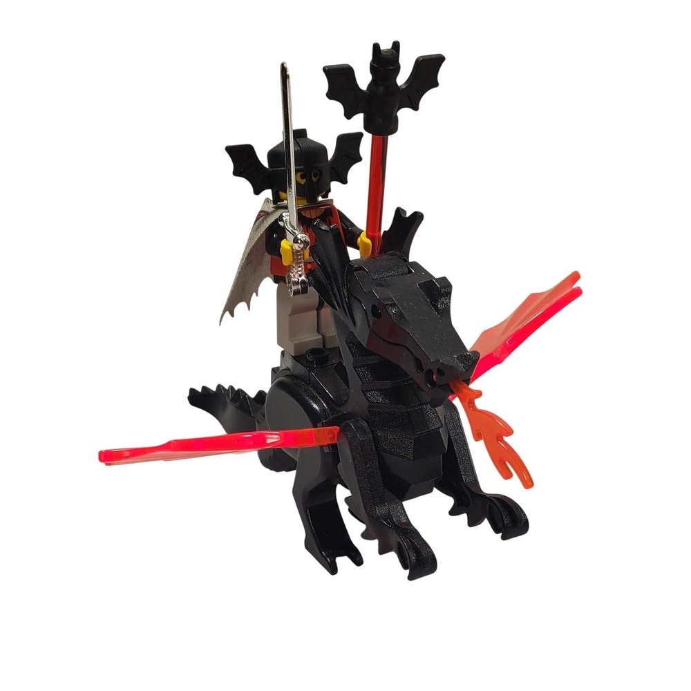 Lego Castle Fright Knights Basil the Bat Lord Minifigure with Black Dragon 6007